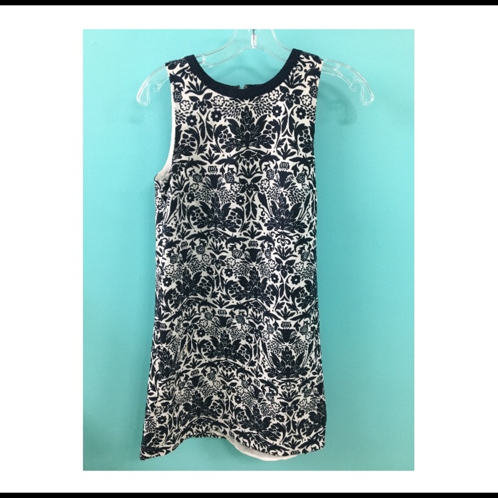 Loft paisley shift dress XS